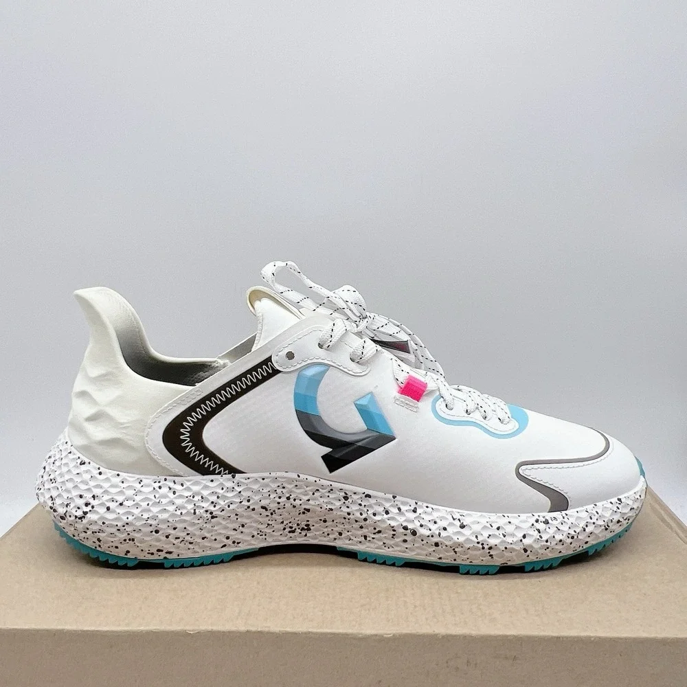 G/ Fore MG4X2 Stippled Hybrid Men's Golf Shoes Sneakers White Size US 9
